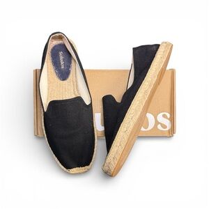 EUC Soludos The Smoking Espadrille in Noche Black - Men’s EU 43 | US 9 - 9.5